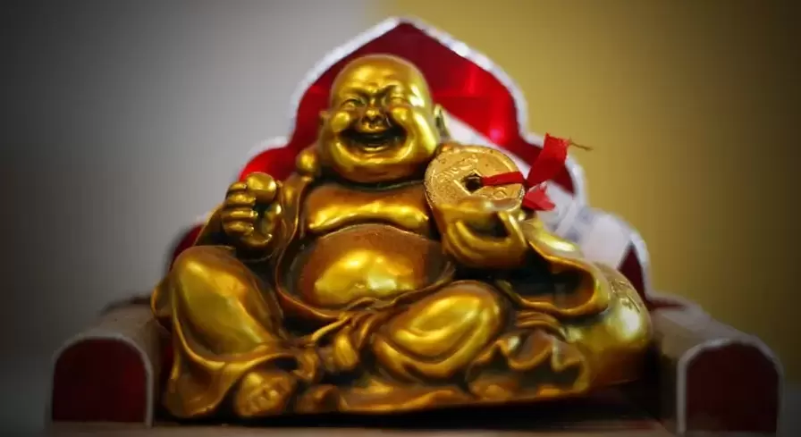 nasib baik azimat - ketawa buddha